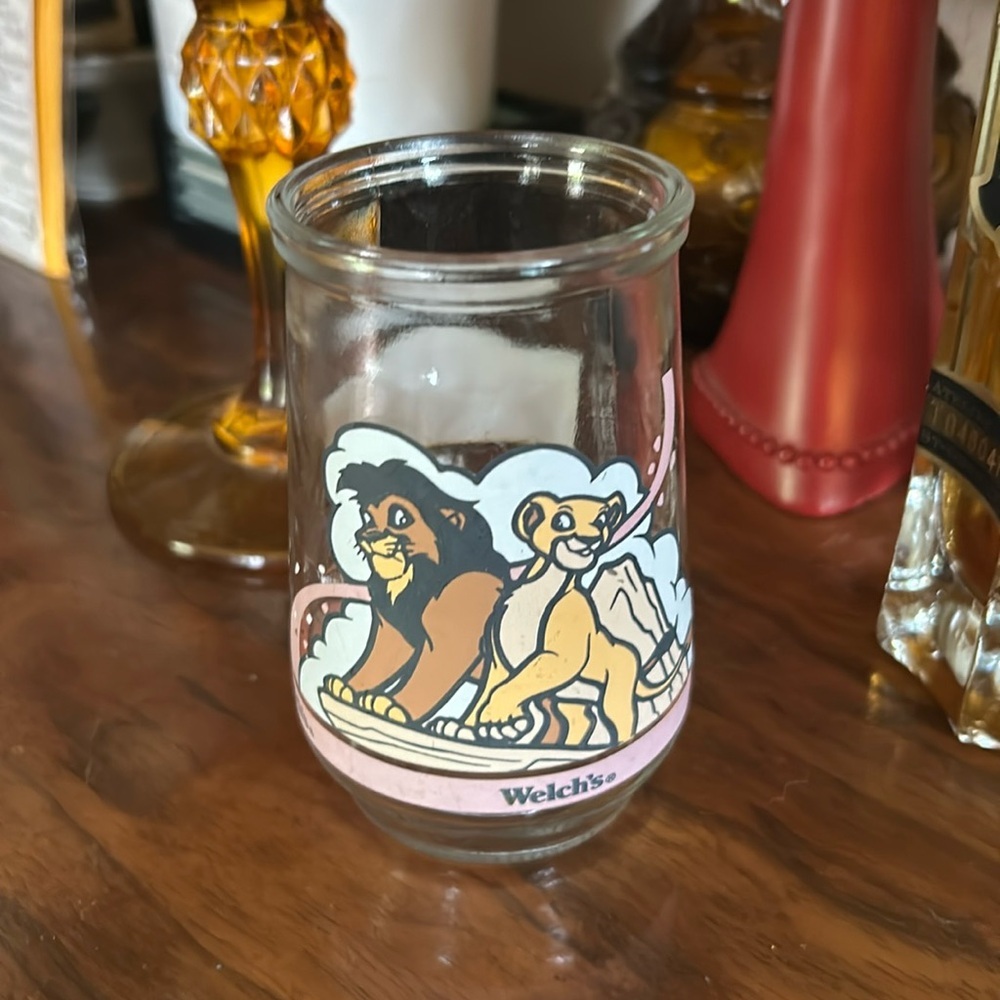 Vintage Disney's The Lion King 2 Simba's Pride Glass Nala Simba